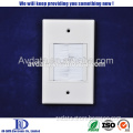 1 Gang brush wall plate 2 speaker home theater wall face plate